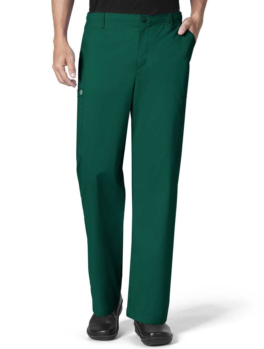WonderWink Men's Cargo Pant, hunter green, X-Large