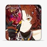 Alfombrilla de ratón para gaming, Houkai Gakuen Murata Himeko (25 x 25 cm), diseño ergonómico