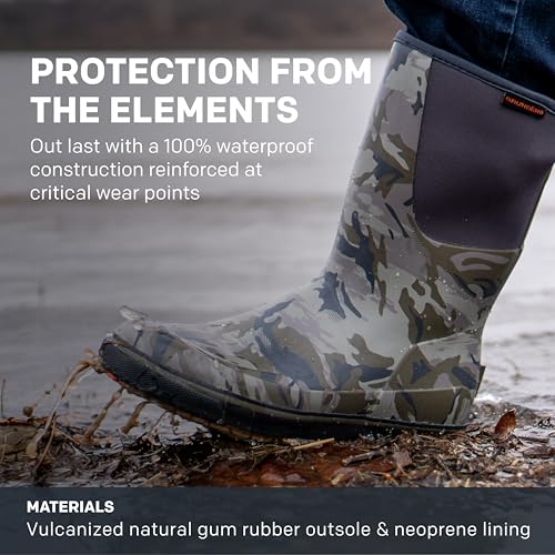 Image of Grundens Men's 12 inch Deck Boot | Durable, Waterproof