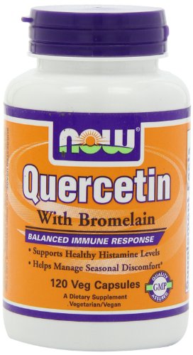 Now Quercetin With Bromelain,120 Veg Capsules #TOP13
