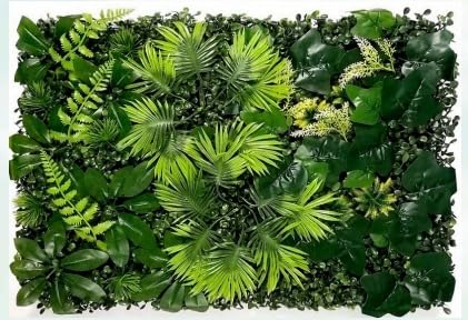 Artificial Grass Mat for Wall Decor and Vertical Garden (16 x 24 Inch) | High-Density Synthetic Grass Panels for Home, Balcony, and Office Interior | UV Resistant Green Wall Decoration Mat (DESIGN 11)-image-30