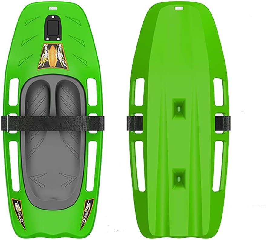 LANGWEI Water Sport Kneeboard for Adults, Wakeboards Knee Surfing with Hook and Strap for Boating, Waterboarding, Snow Sled Grass Sand Board