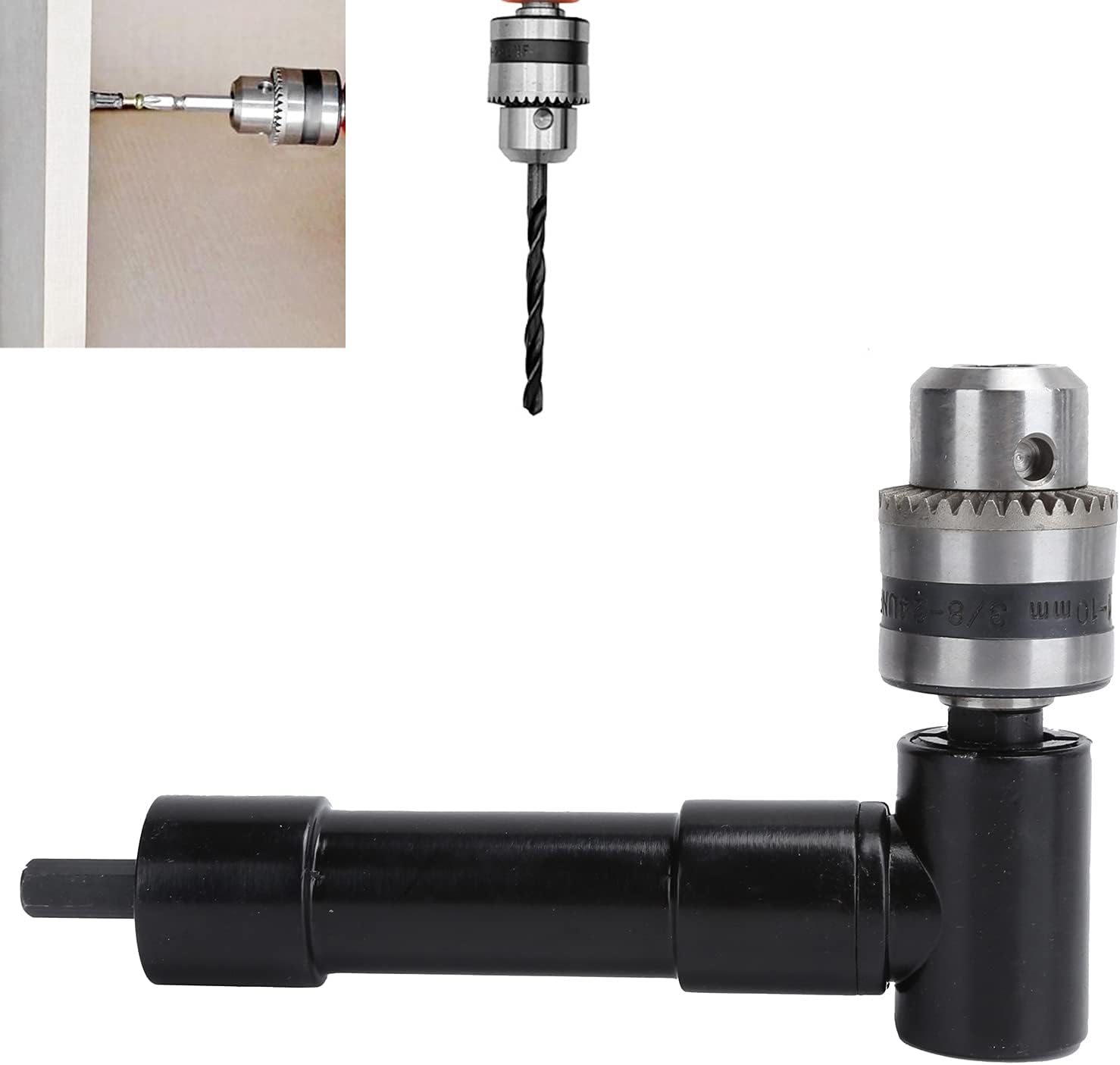 90 Degree Right Angle Drill Bit Adapter Extension Drill Tool Electric Drill Parts