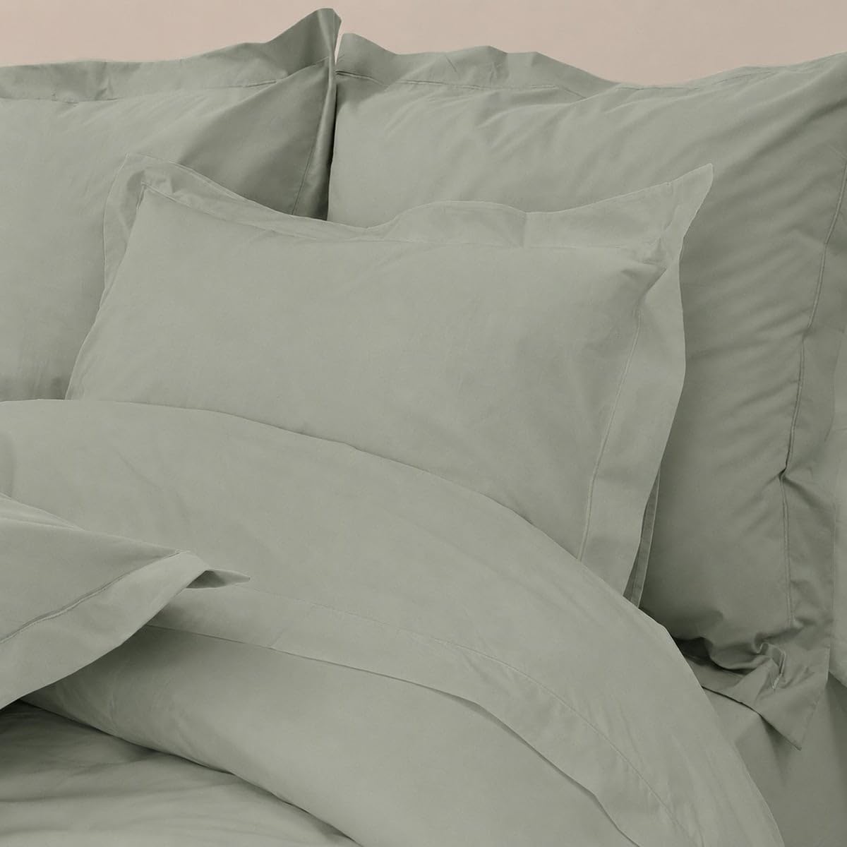 Housse de Couette Coton Percale 200 Fils Desiree - Blanc - 280x240