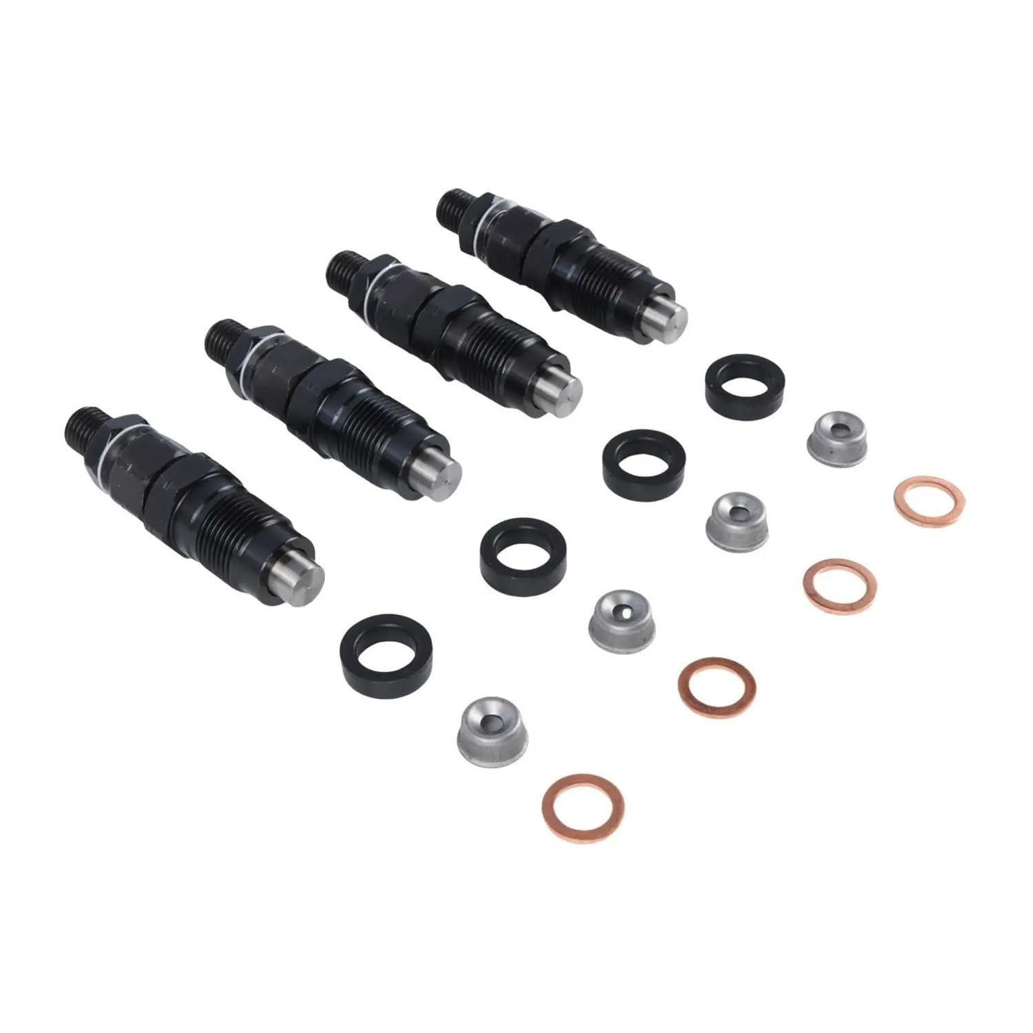 Laiyonggr One Color 4Pcs 093400-7040 Compatible For Diesel Fuel Injectors Set Compatible For Toyota Hilux/Surf/Prado 1Kz-Te 3.0L Car Aftermarket Fuel Nozzles