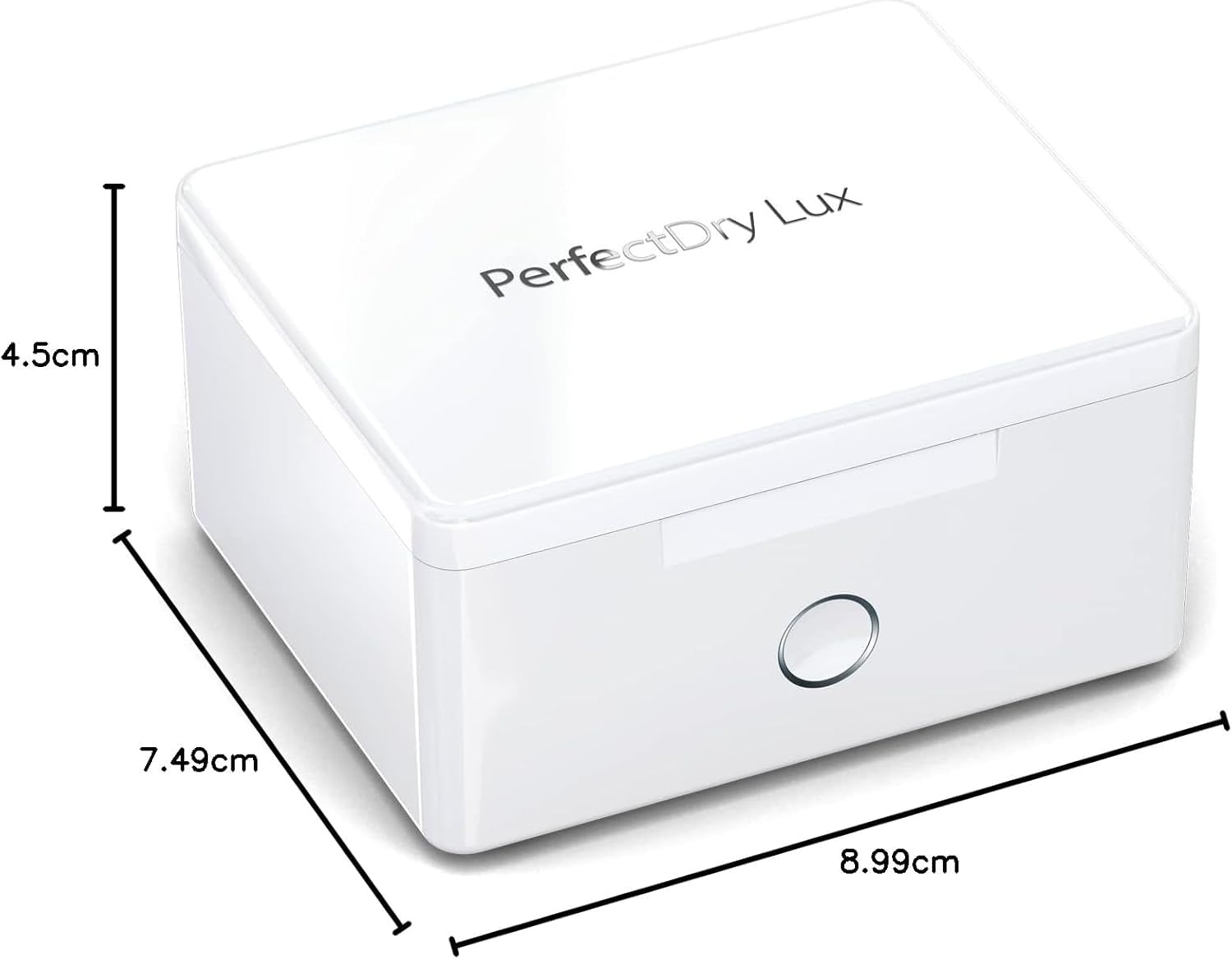 Audinell PerfectDry Lux - Caja de Secado Electrónica para Audífonos - Lámpara UV-C - Elimina el sudor y la humedad - Deshumidificador de Audífonos - control de temperatura