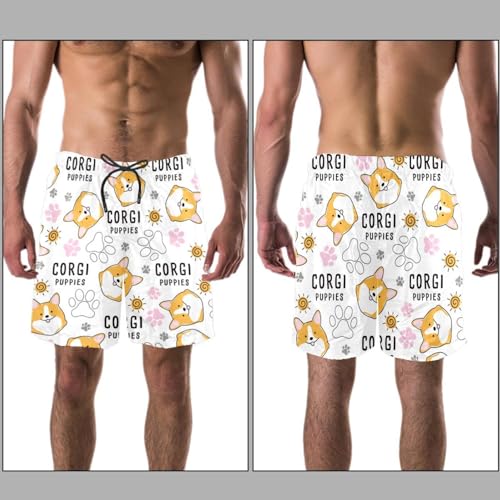Short de bain corgi à séchage rapide pour homme - 3