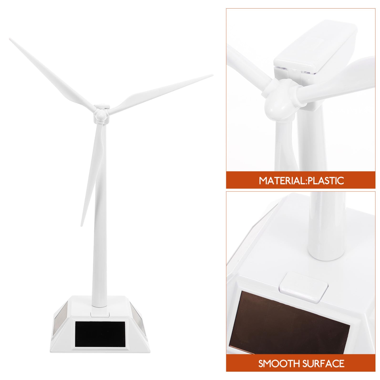 Didiseaon Juguete Educativo de Ciencias Energía Solar para Niños, Modelo de Molino de Viento de Plástico, Fácil de Transportar y Almacenar para Experimentos Escolares