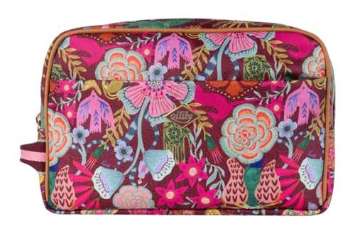 Oilily Kulturbeutel Cloe Pocket Cosmetic Bag Cabernet bunt