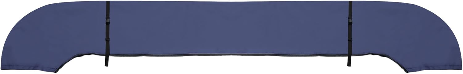 X AUTOHAUX Square Frame Bimini Top Storage Boot Cover with 2 Fixed Straps Waterproof Boat Bimini Storage Bag 600D Polyester Canvas Sun Resist Universal for 3 Bow 4 Bow 1 Set