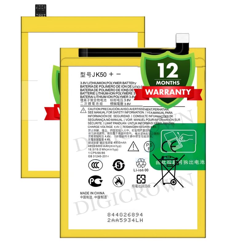 Image of Original JK50 Battery Compatible for Motorola Moto G Play (2021) | Moto G Play (2023) - (5000mAh) - 1 Year Warranty DF7