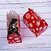 ONE MORE 25-Pack Christmas Red Gable Candy Boxes,Small Goodie Treat Gift Boxes for Wedding and Birthday Party Favors Box 6.2 x 3.5 x 3.5 inch