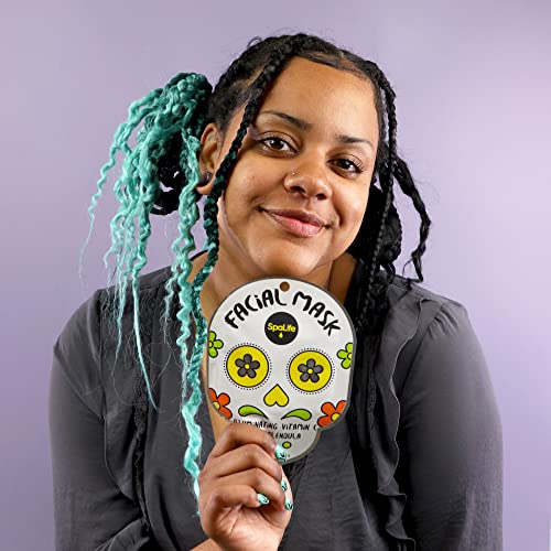 SpaLife Halloween Themed Dia de Muertos Facial Mask 9 Count - Thumbnail 4
