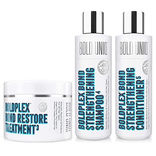 BOLD UNIQ Boldplex Bond Repair Hair Protein Treatment Bundle
