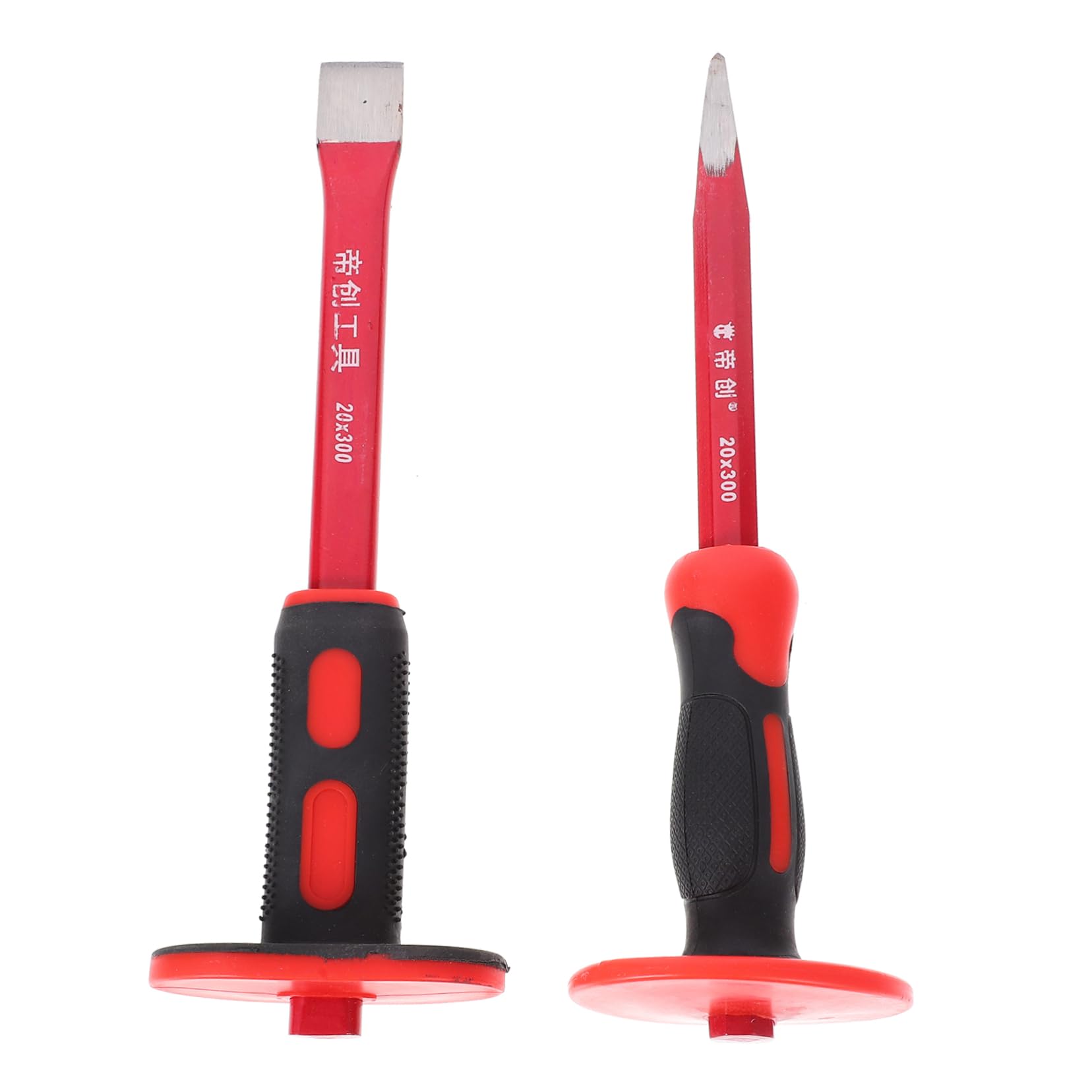 NAMOARLY 12 Heavy Duty Chisel Set Concrete Chisel Chrome Vanadium Steel Carving Tool