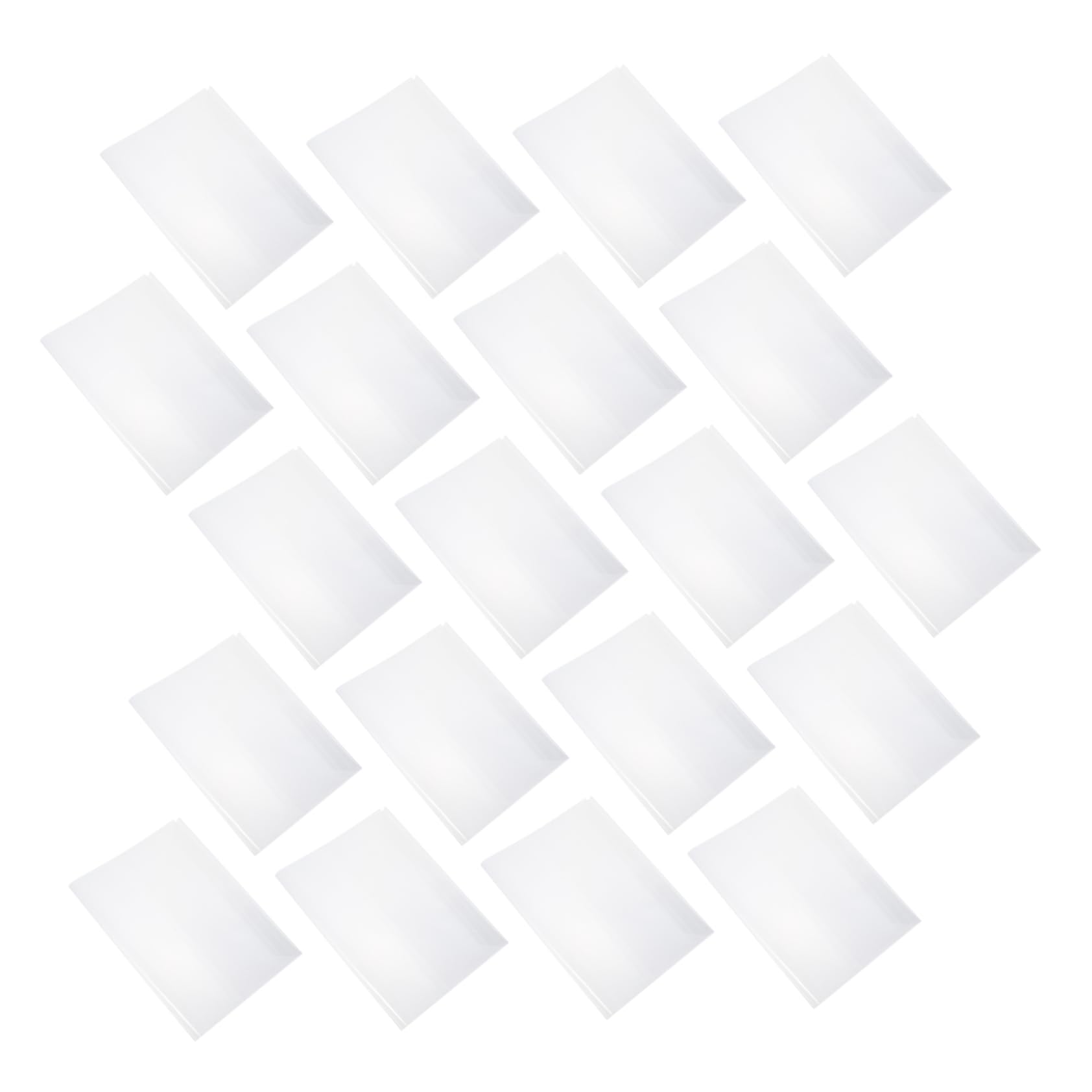 SHINEOFI 50pezzi Copertina Trasparente Per Libri Pz Protezione e Riutilizzabile Adatta Per Libri Di Testo e Quaderni Design Pvc Per Studenti