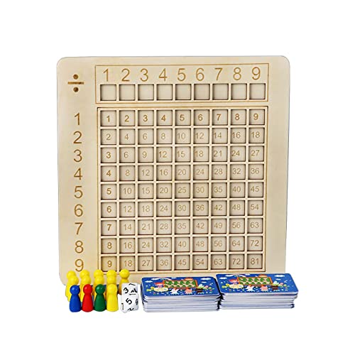 Tabla de multiplicar de madera y división: el juego educativo ideal