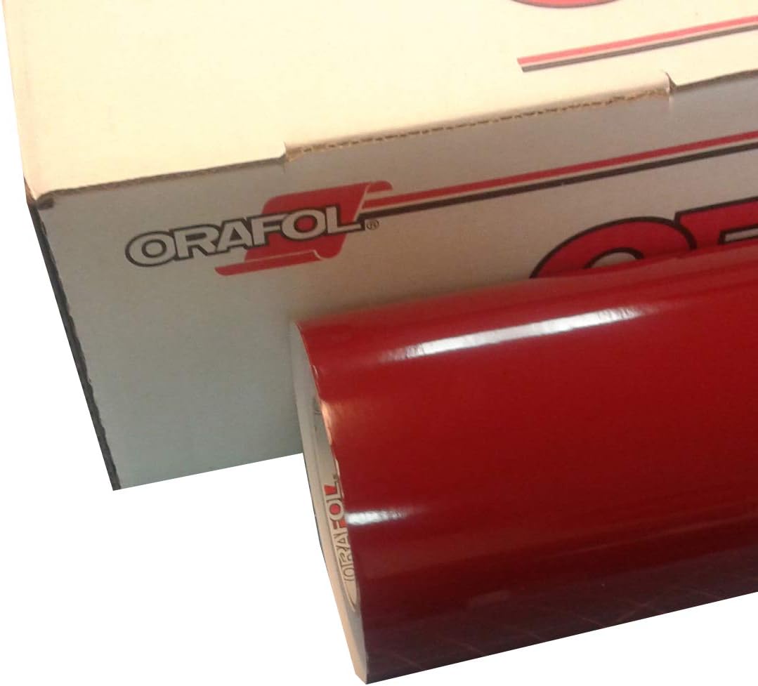 24" x 10 Ft Roll of Glossy Oracal 651 Burgundy Vinyl for Craft Cutters and Vinyl Sign Cutters