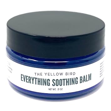 The Yellow Bird Everything Soothing Multi-Purpose Skin Balm Arnica Chamomile Copaiba Rose, 2 Oz Pack of 1