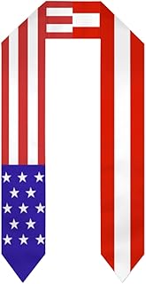 Austria Austrian America Flag Graduation Stole Scarf Shawl Sash Class of 2026 for Men Women Thickened Heavy Duty Double-sided Scarves Graduate Ceremony Gift for High School College University 72 inch