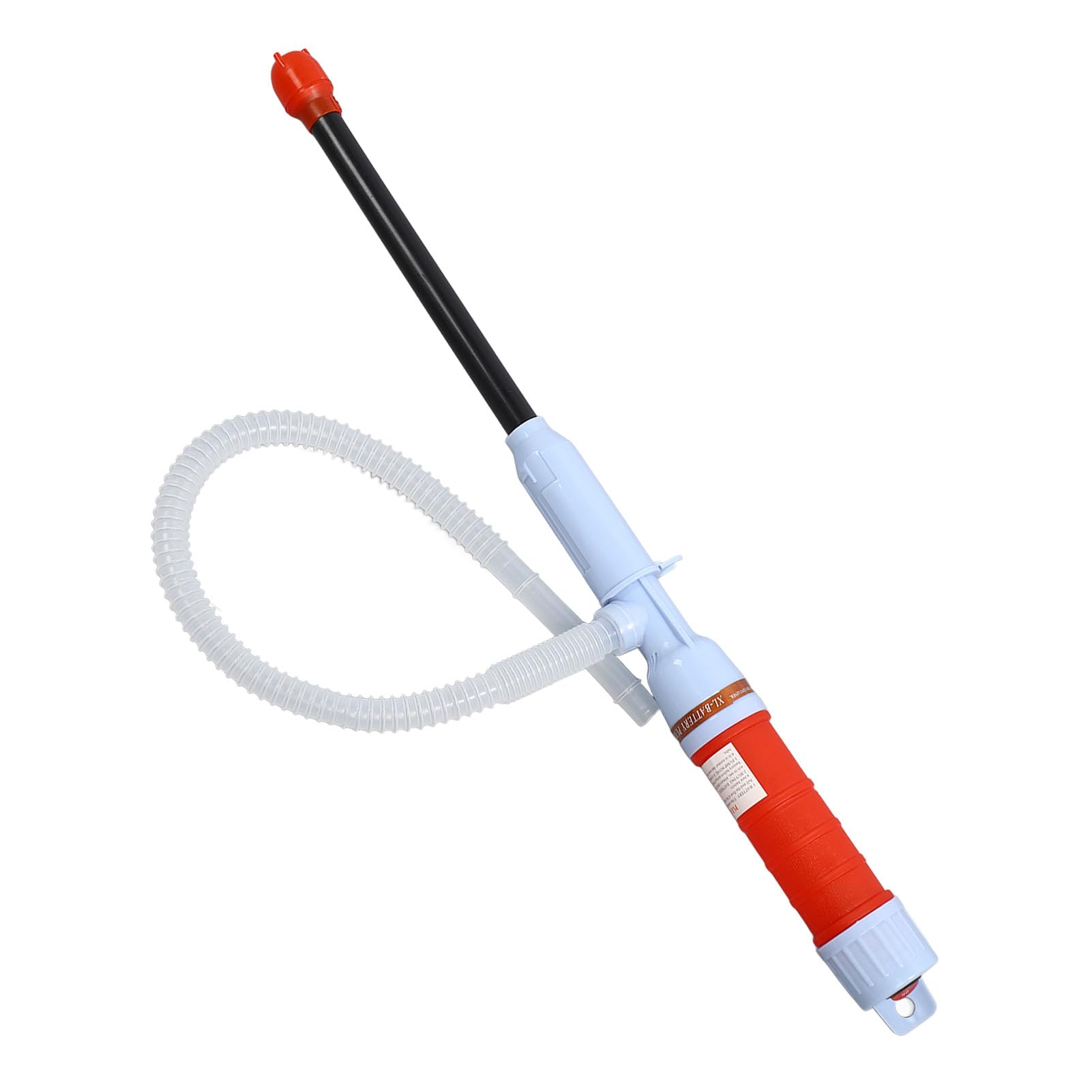 Bordstract Bomba De Transferencia De Combustible Inalámbrica Portátil, Bomba De Mano Eléctrica Compacta Con Batería Bomba De Transferencia De Líquido Para Gasolina, Aceite Ligero, Queroseno(Rojo)