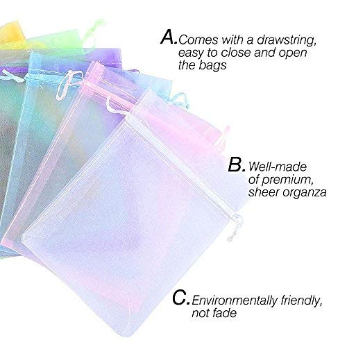 Mture Sacchettini Regalo in Organza, Set di