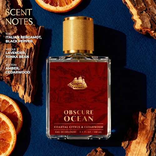 Old Spice Cologne for Men, Premium & Pairable Fragrance Spray, Obscure Ocean with Coastal Citrus & Cedarwood Signature Scent, Masculine & Sophisticated for Day & Night Wear, Eau de Cologne, 3.4 fl oz - image 2