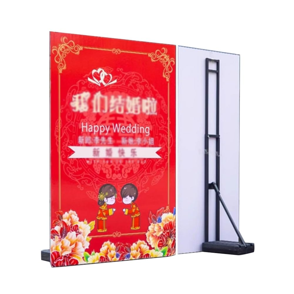 Soporte Para Carteles De Alta Resistencia — Portacarteles Con Base Rellenable De Agua Mejorada, Soporte De Pie Ajustable, Ideal Para Bodas, Diversos Eventos