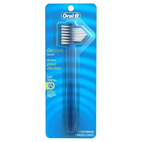 OralB - Cepillo de dientes para dentaduras postizas, paquete de 3