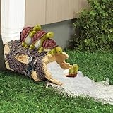 Elenon Sea Turtle Decorative Gutter Downspout Extension Statue, Gutter Guardian Rain Downspout Splash Block Outdoor, Garden Rain Downspout Extender for 3" Γ 4" Downspouts Decor