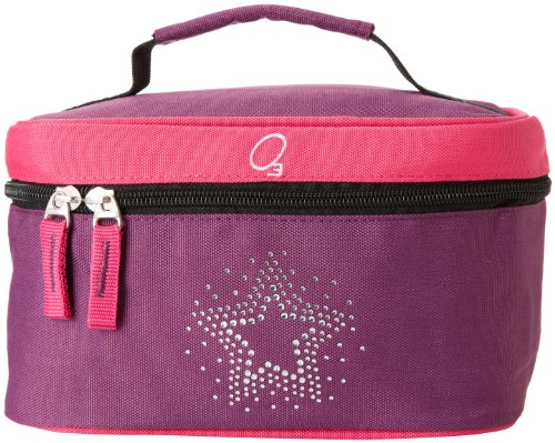 Kids Travel Toiletries Bag, Personal Organizer for Bathroom and Shower Needs (Bling Rhinestone Star) - Obersee