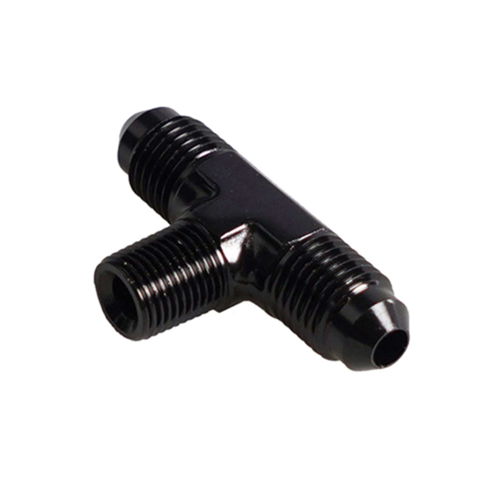 Hsioluted An4 To 1 8Npt 3 In 1 Pipe Adapter Lighweight Metal Junction Coupler Adapter An4 To 1 / 8Npt / An6 To 1/4 Npt / An8 To 3/8 Npt / An10 To 1 / 2Npt Coupler