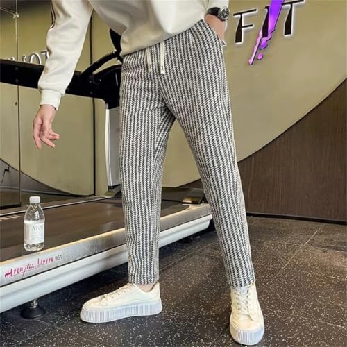 Men's Slim Fit Trousers Big Size Vintage Plus Korean Style Pants3