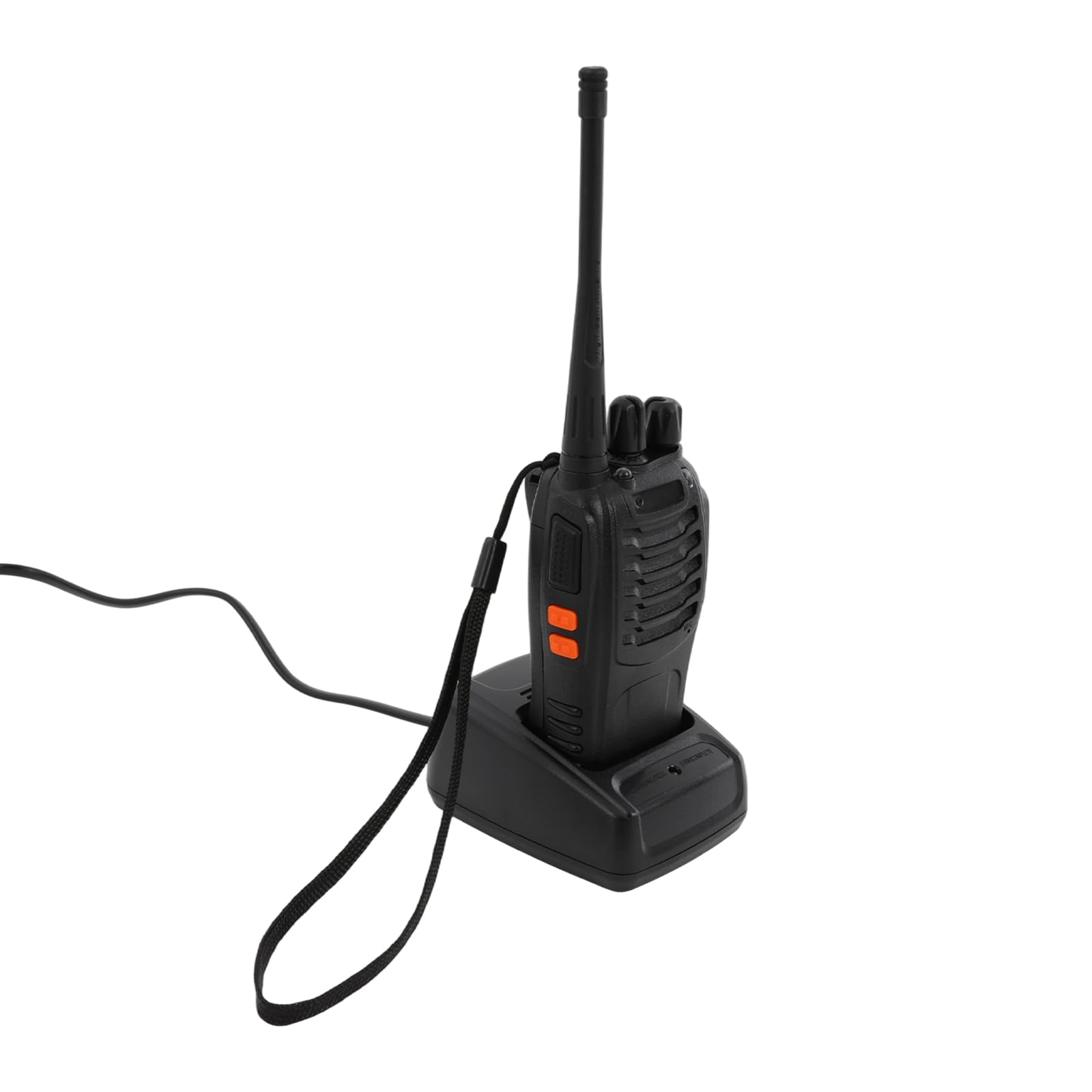 Walkie Talkie Funkgerät Set 10 Stück mit Kopfhörern Ladegerät 5km Reichweite 16 Kanäle 430 440MHz 3W Leistung 1500mAh Akku für Baustelle Hotel Camping Outdoor Teamarbeit (4 Einheiten)