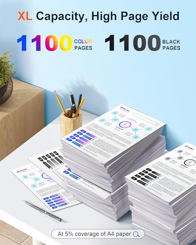 Image of Remanufactured Replacement for Epson 812XL Ink Cartridge Combo Pack for 812 | for Epson WF-7840 Ink Cartridges for 812 for Workforce Pro WF-7840 WF-7820 WF-7310 EC-C7000 Printer (8 Pack, 2B /2C /2M /2Y)
