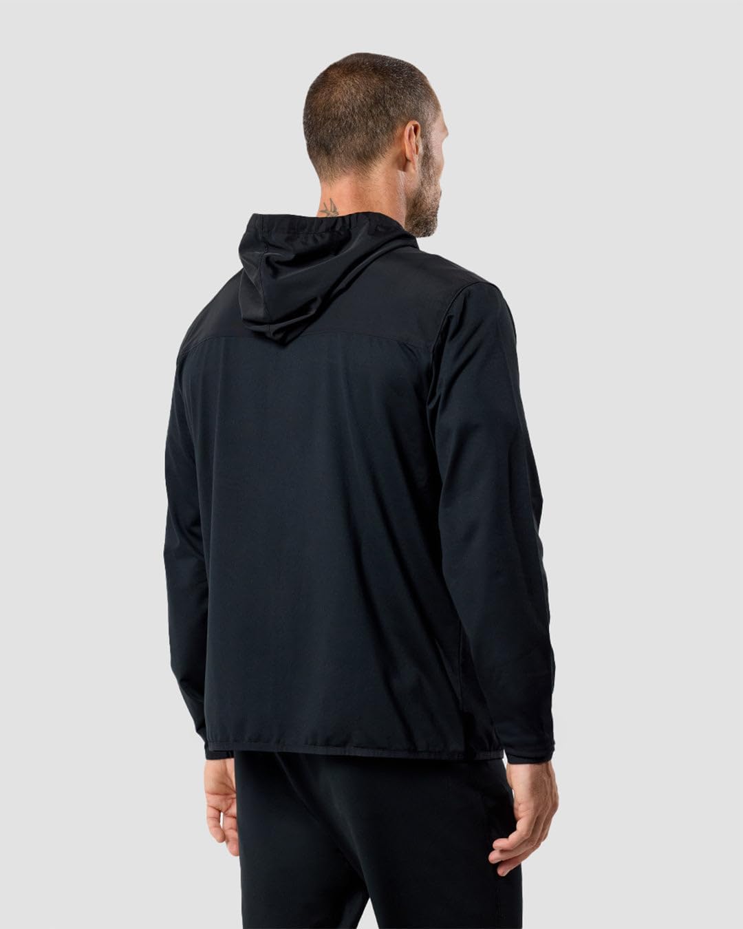 INTO THE AM Mens Windbreaker Jacket S-4XL - Lightweight Athletic Shell for Running, Gym & Outdoor