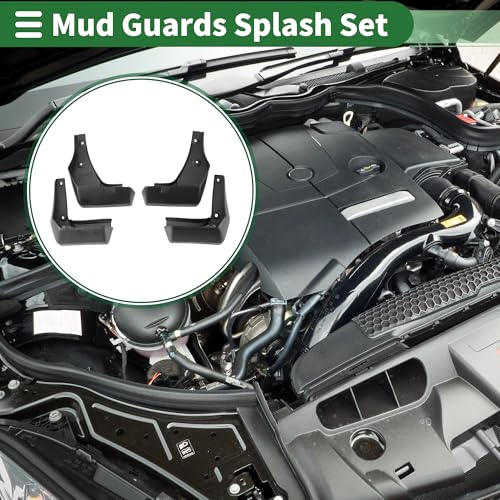 Image of Motoforti Mud Flaps Splash Guards Mud Guards for Honda Gienia 2016-2019 W /Mount Accessories