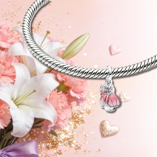 Image of Mom Family Charms Bead for Bracelets and Necklaces Jewelry Charm for Women Valentine Mother's Day