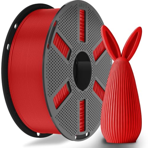 JAYO PLA 3D Printer Filament 1.75 mm, 1.1KG Pure Red