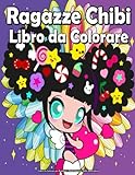  Libro da Colorare per Bambini e Adulti Ragazze Chibi (MED Libro): Con adorables personajes Kawaii del caprichoso mundo del anime, con escenas de manga, relajantes y para aliviar el estrés