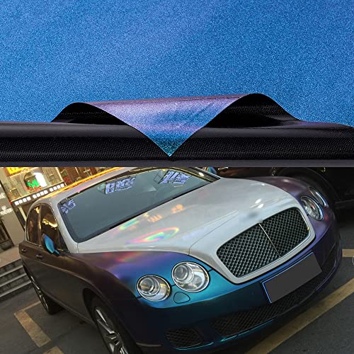 image for ATMOMO AuMoHall Purple to Lake Blue Glossy Metallic Chameleon Vinyl Wr