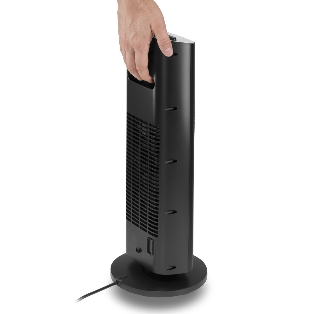 TROTEC Termoventilatore in ceramica TFC 20 E con 2 livelli di riscaldamento (1.000 W/2.000 W), oscillazione a 80°