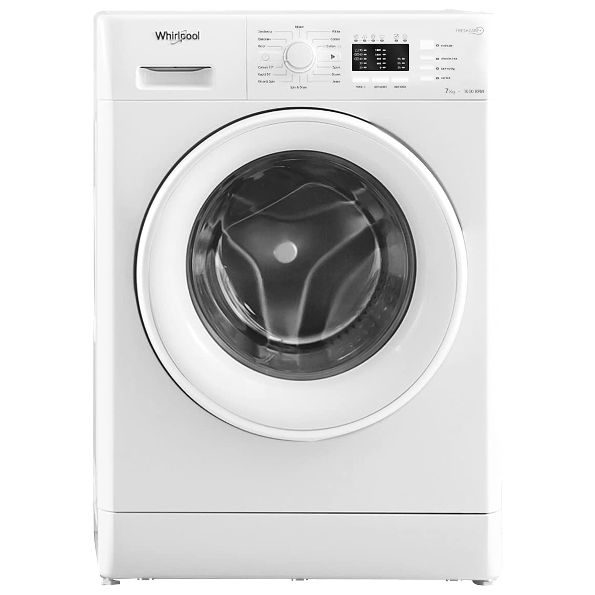 Whirlpool 7 kg Inverter Fully Automatic Front Load Washing Machine (Fresh Care 7010 (I), White, Inbuilt Heater)