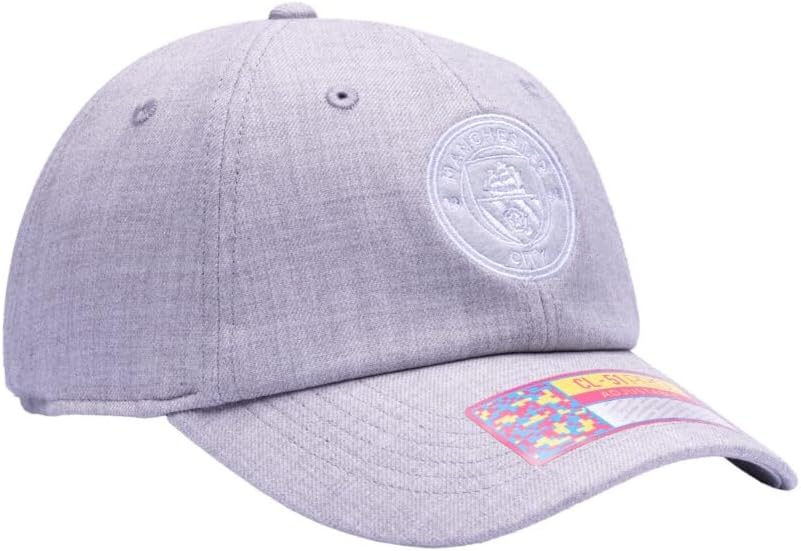 Fan Ink Manchester City - Berkeley Classic Adjustable Hat Grey - Image 3