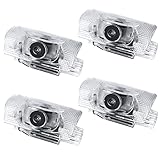 LED Car Door Logo Light Courtesy Projector Laser Welcome Lights Ghost Shadow Accessories Compatible with RX ES GX LS LX IS Series 4 Pack(White)