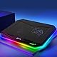 KLIM K21 + Laptop Kühler Stand mit RGB Hintergrundbeleuchtung + 11 - 17 + Gaming Notebook Kühler für den Schreibtisch + USB Lüfter + sehr stabil und leise + Kompatibel mit Mac und PS4 + NEU 2022