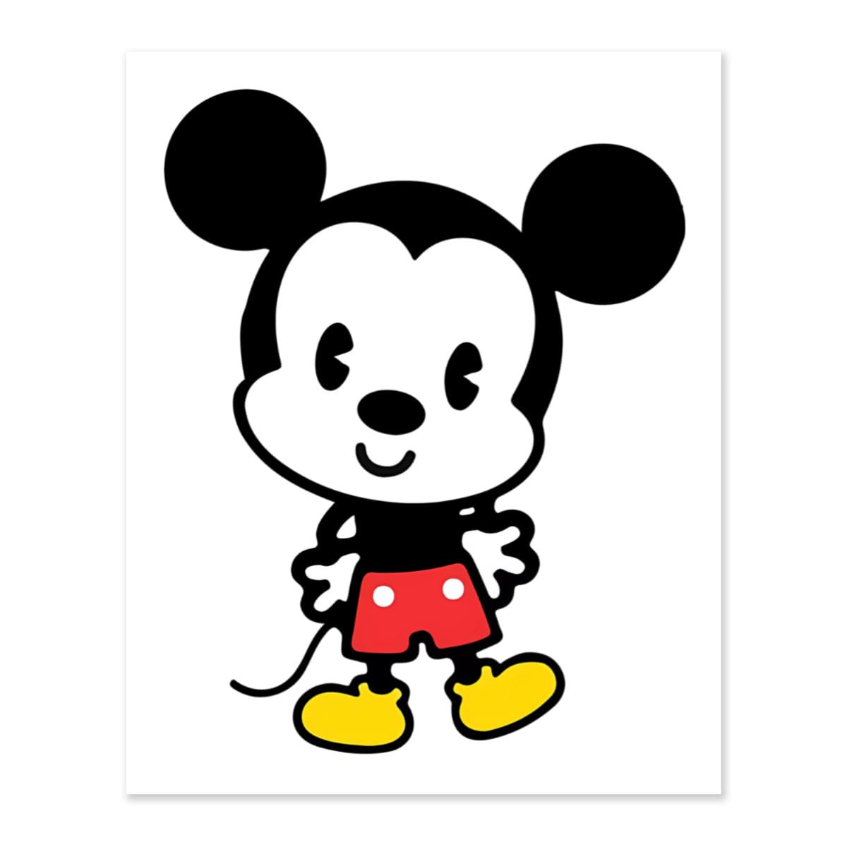 Amazon | ミッキーマウス デジタル絵画 数字キットによる 絵画 落書き