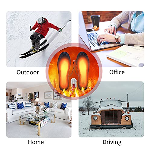 Flytise Uomo Donna Solette riscaldate USB