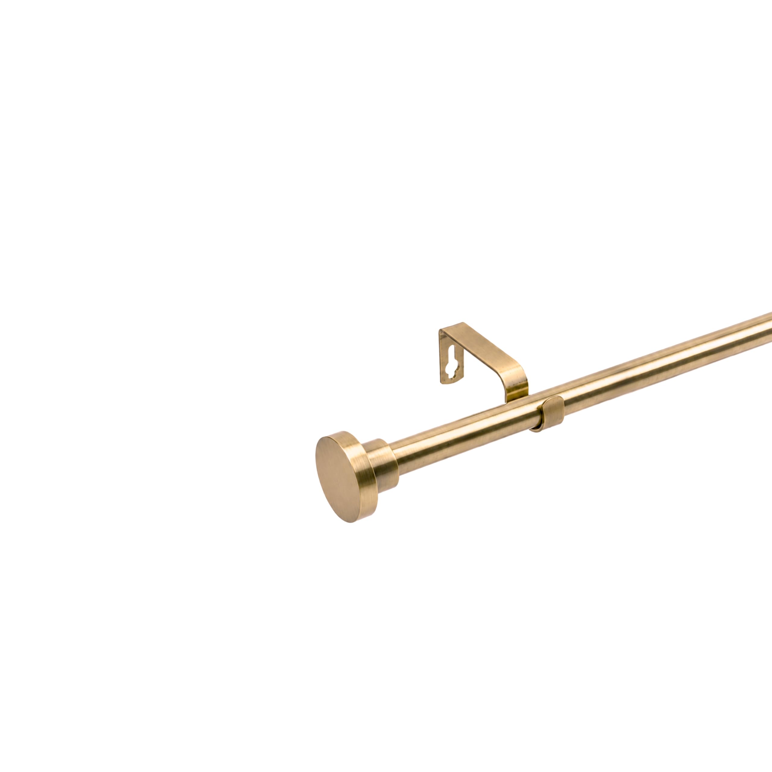Lister Cartwright 19mm Antique Brass Extendable Curtain Pole 120-320cm