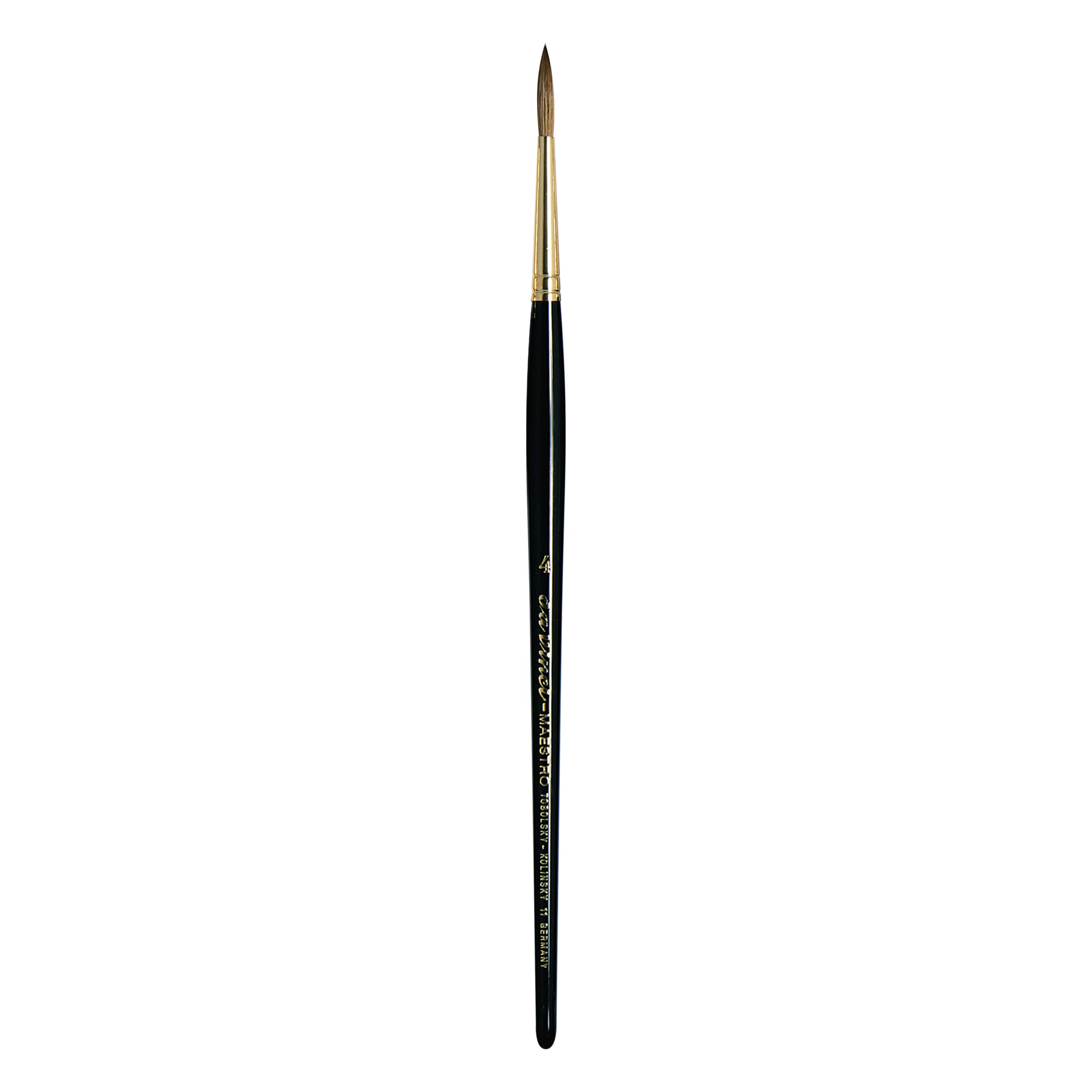 da Vinci Brushes da Vinci Series 11 Maestro Paint Brush, Fuller English Kolinsky Red Sable, Size 4 Watercolor Round